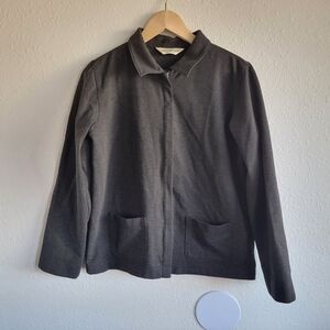 Eddie Bauer Charcoal Gray Full Zip Jacket Women's Size M